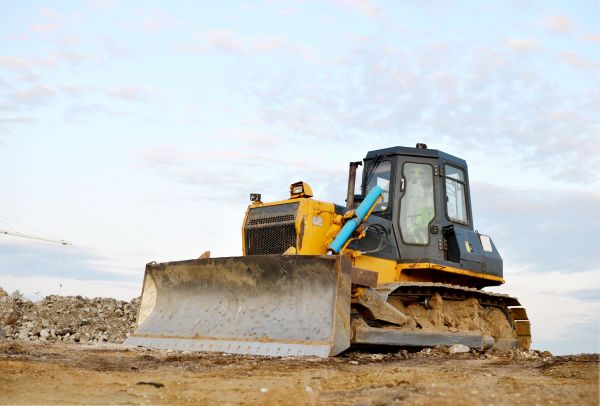 Bulldozer Land Excavation in Stow
