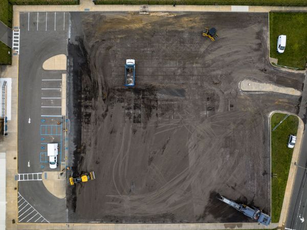 Parking Lot Excavation in Stow